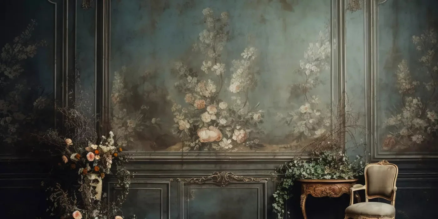 Old Masters Room Vi 20’X10’ Ultracloth (240 X 120 Inch) Backdrop