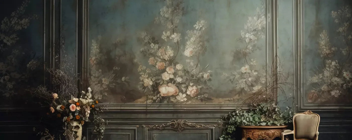 Old Masters Room Vi 20’X8’ Ultracloth (240 X 96 Inch) Backdrop