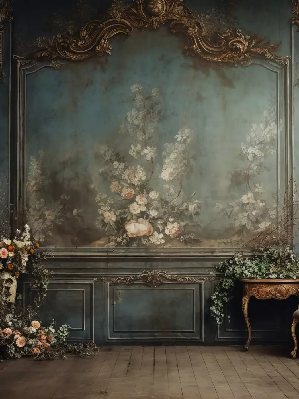 Old Masters Room Vi 6’X8’ Fleece (72 X 96 Inch) Backdrop