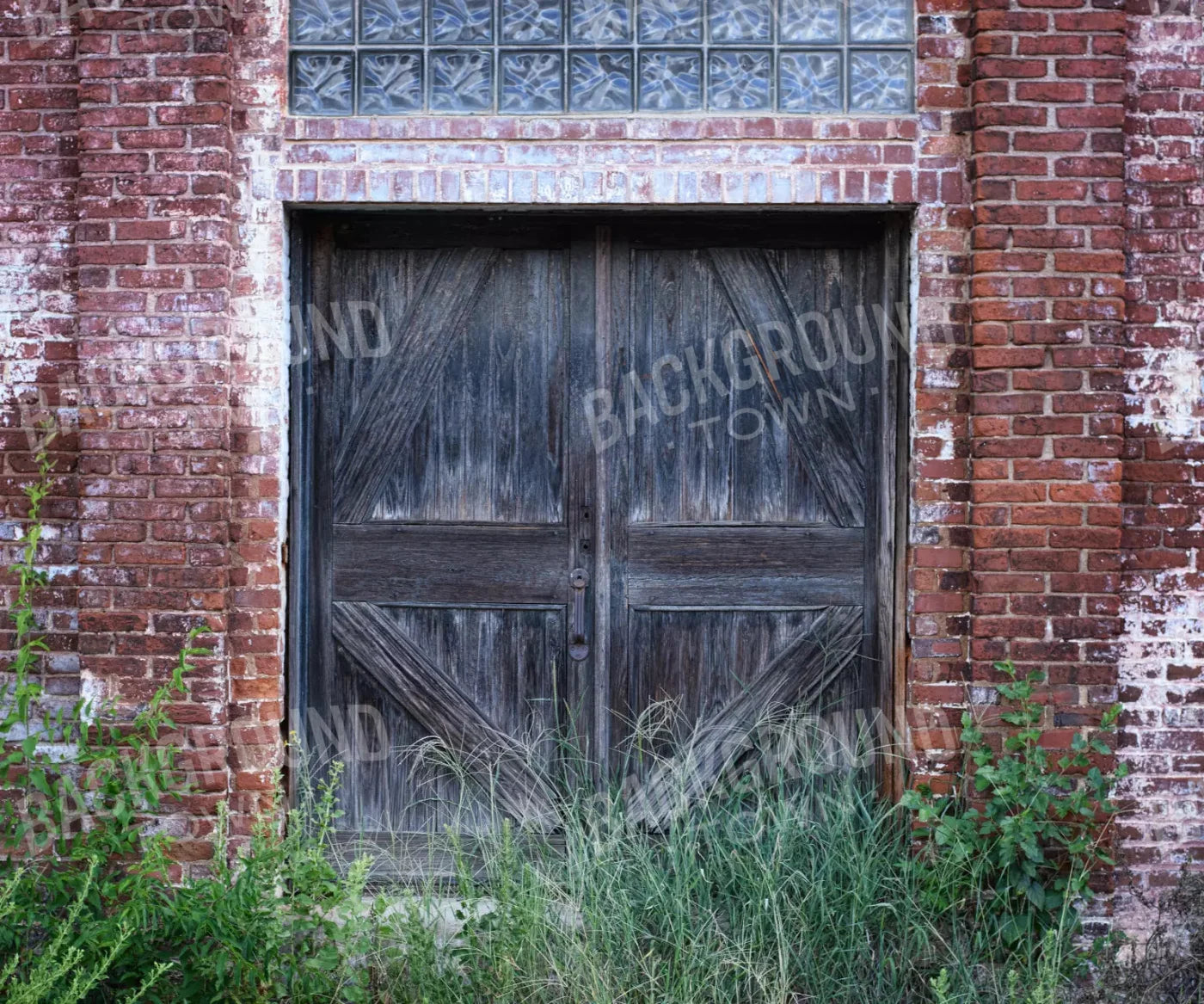 Old Mill Door 5X42 Fleece ( 60 X 50 Inch ) Backdrop