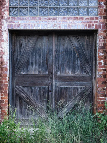 Old Mill Door 5X7 Ultracloth ( 60 X 84 Inch ) Backdrop