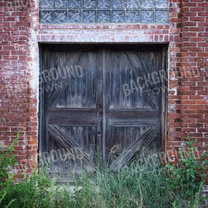 Old Mill Door 8X8 Fleece ( 96 X Inch ) Backdrop