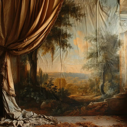 Old Painted Drape 10’x10’ UltraCloth (120 x 120 inch) Backdrop