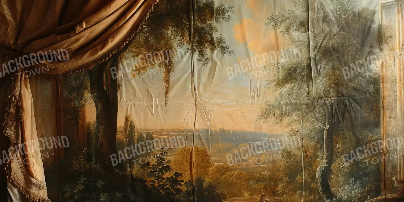 Old Painted Drape 16’x8’ UltraCloth (192 x 96 inch) Backdrop
