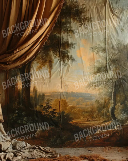 Old Painted Drape 8’x10’ Fleece (96 x 120 inch) Backdrop