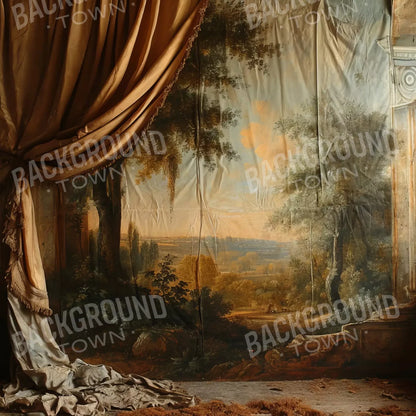 Old Painted Drape 8’x8’ Fleece (96 x 96 inch) Backdrop