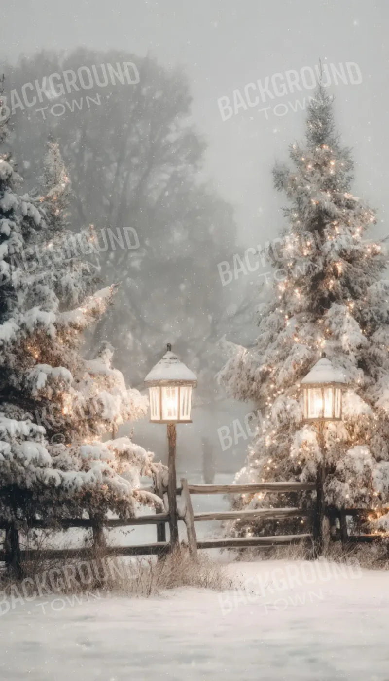 Old Time Christmas 8’x14’ UltraCloth (96 x 168 inch) Backdrop