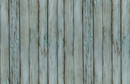 Old Wood Blue Floor 12X8 Ultracloth ( 144 X 96 Inch ) Backdrop