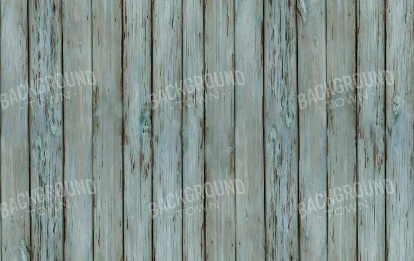 Old Wood Blue Floor 16X10 Ultracloth ( 192 X 120 Inch ) Backdrop