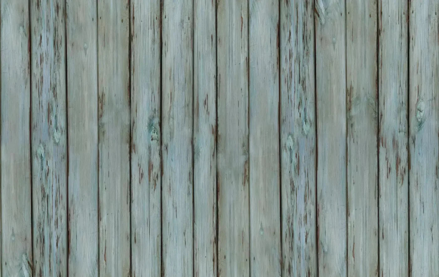 Old Wood Blue Floor 16X10 Ultracloth ( 192 X 120 Inch ) Backdrop