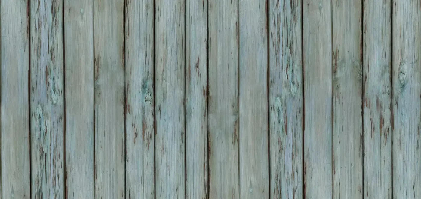 Old Wood Blue Floor 16X8 Ultracloth ( 192 X 96 Inch ) Backdrop