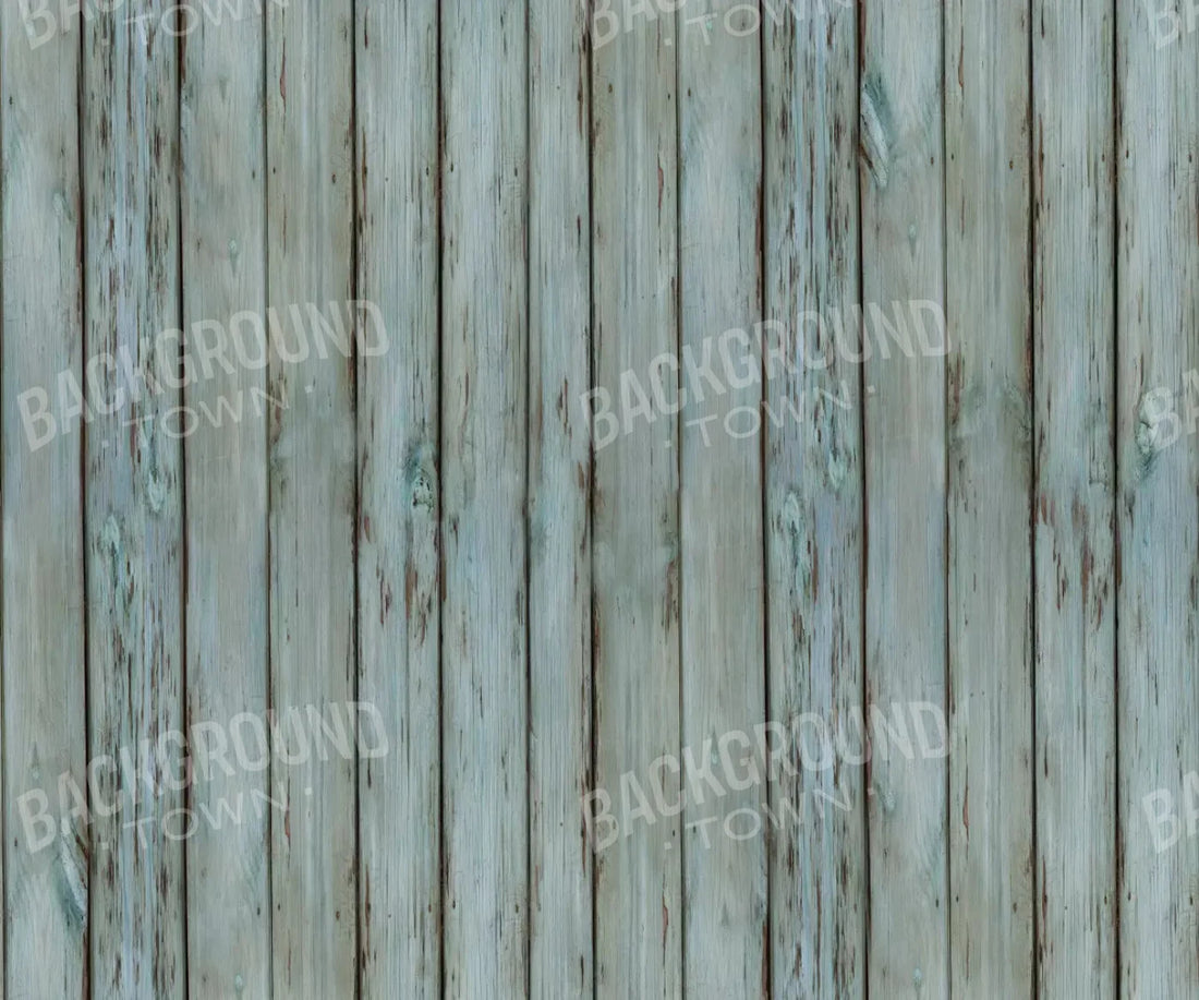 Old Wood Blue Floor 5X42 Fleece ( 60 X 50 Inch ) Backdrop
