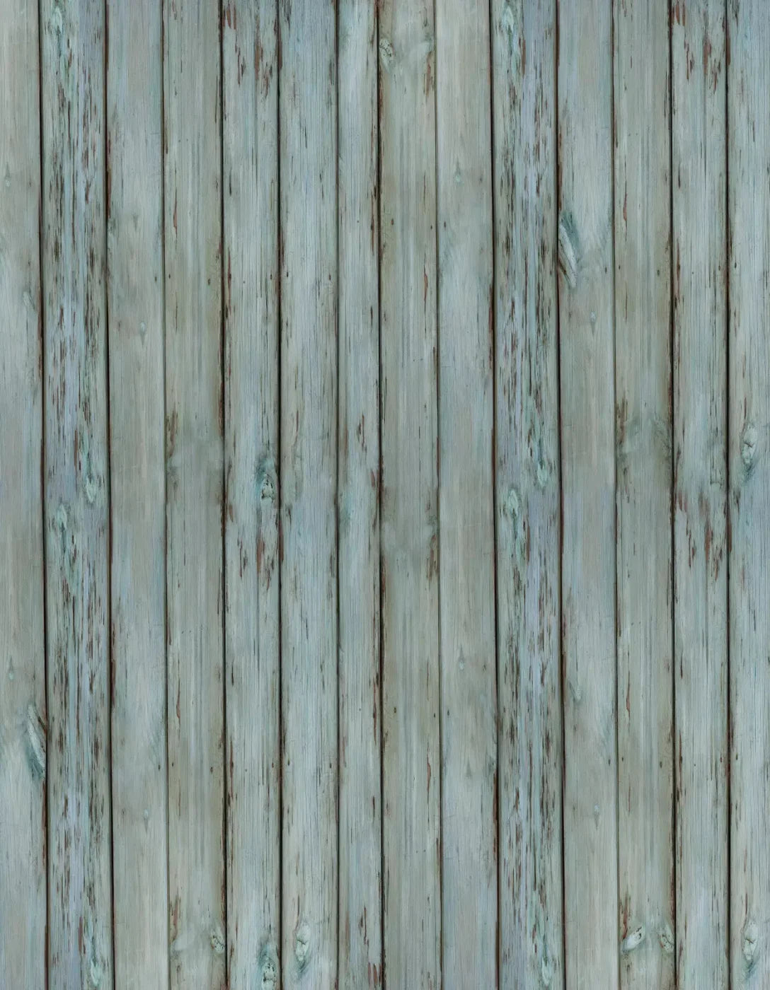 Old Wood Blue Floor 6X8 Fleece ( 72 X 96 Inch ) Backdrop