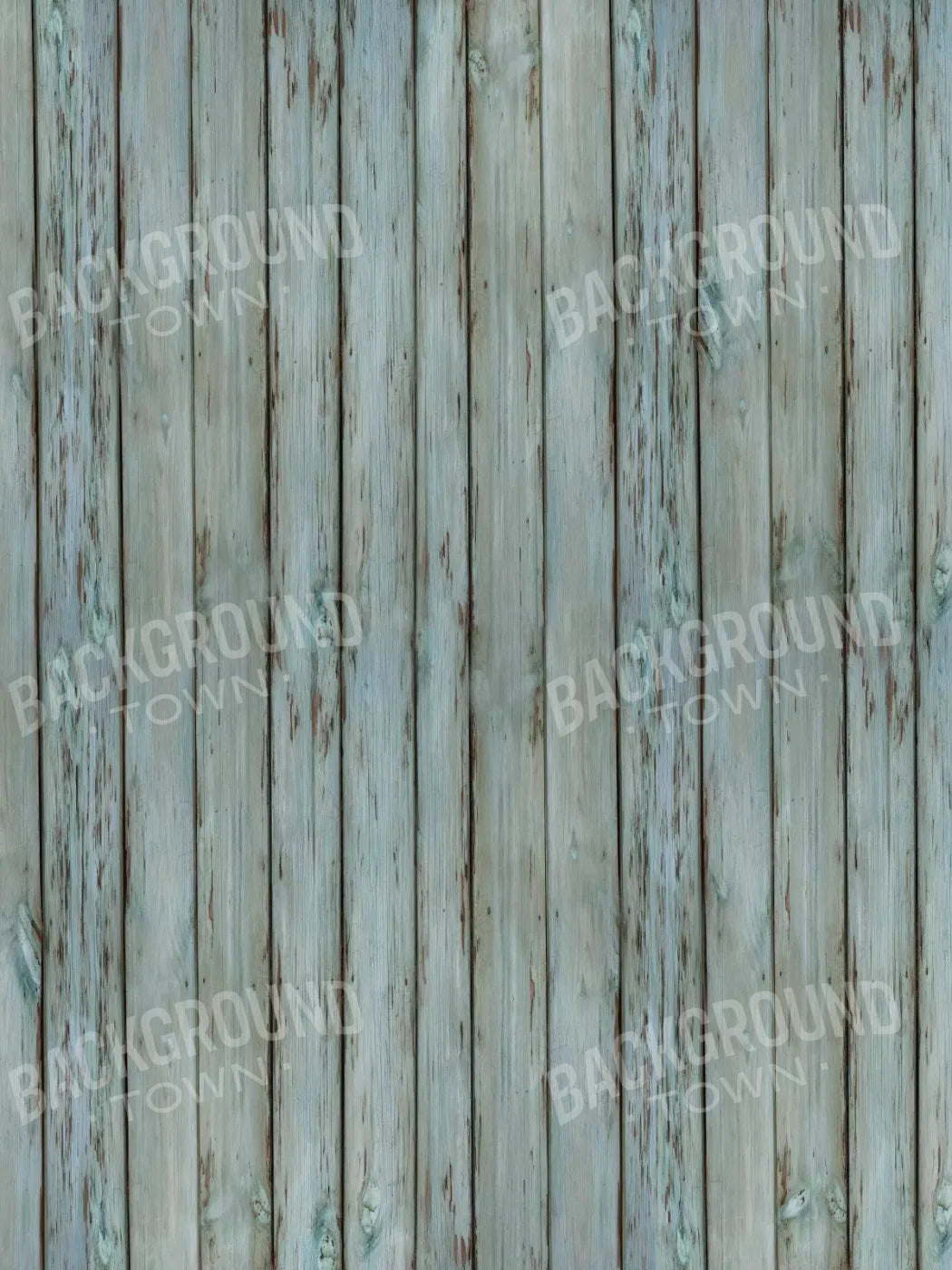 Old Wood Blue Floor 8X10 Fleece ( 96 X 120 Inch ) Backdrop