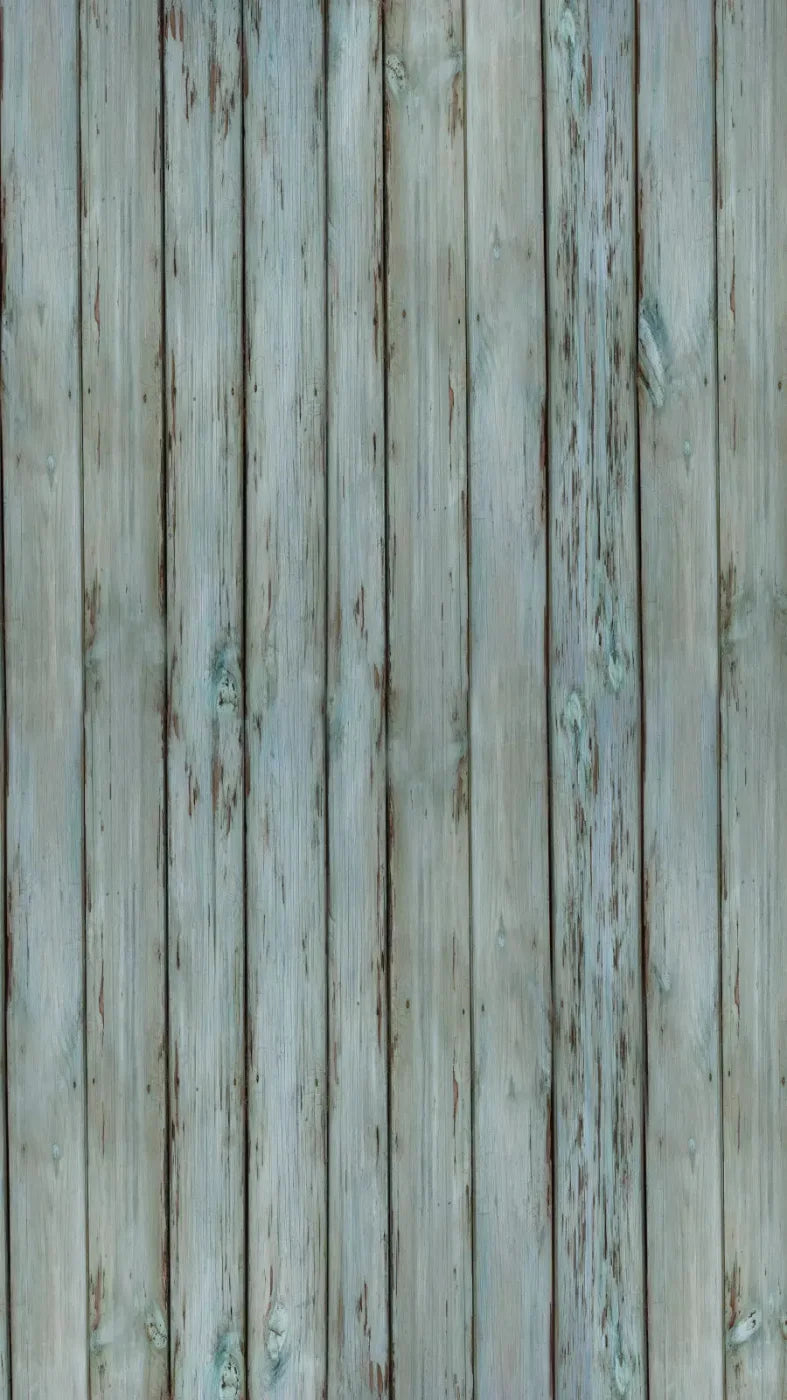 Old Wood Blue Floor 8X14 Ultracloth ( 96 X 168 Inch ) Backdrop