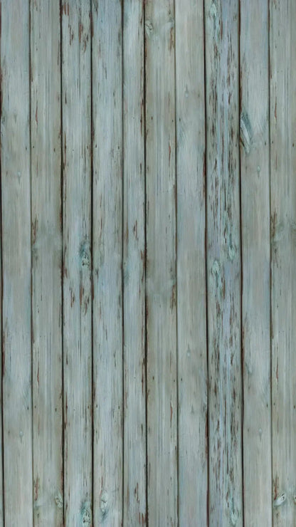 Old Wood Blue Floor 8X14 Ultracloth ( 96 X 168 Inch ) Backdrop