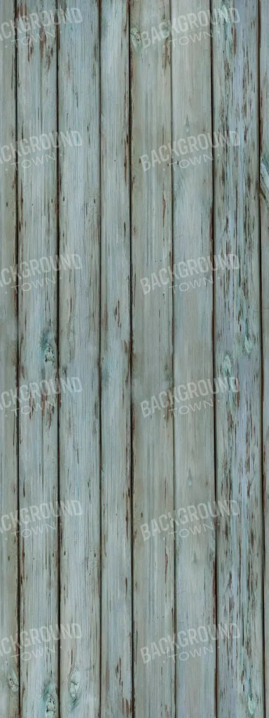 Old Wood Blue Floor 8X20 Ultracloth ( 96 X 240 Inch ) Backdrop