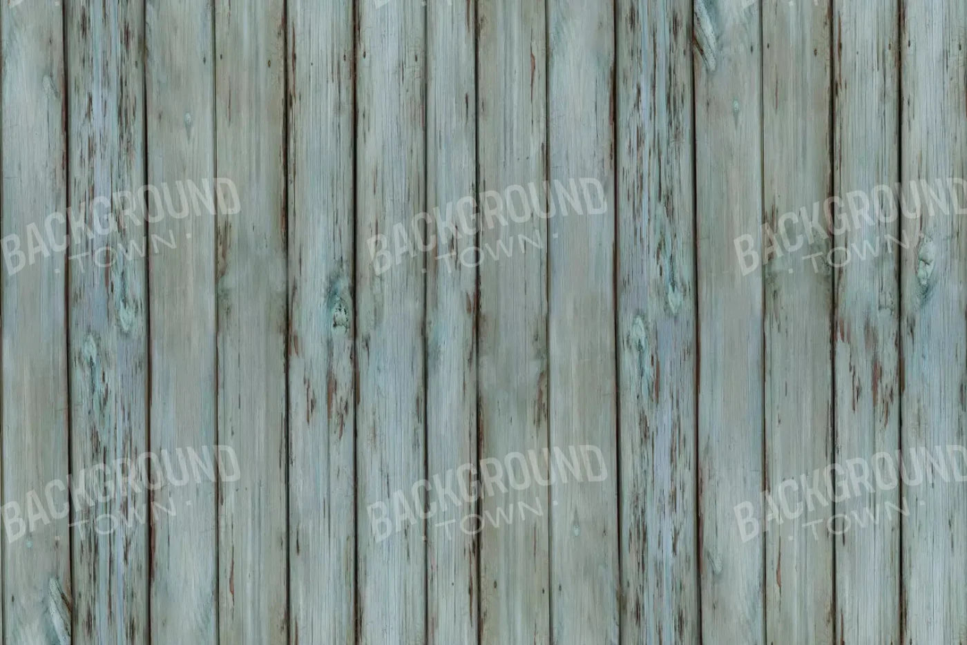 Old Wood Blue Floor 8X5 Ultracloth ( 96 X 60 Inch ) Backdrop