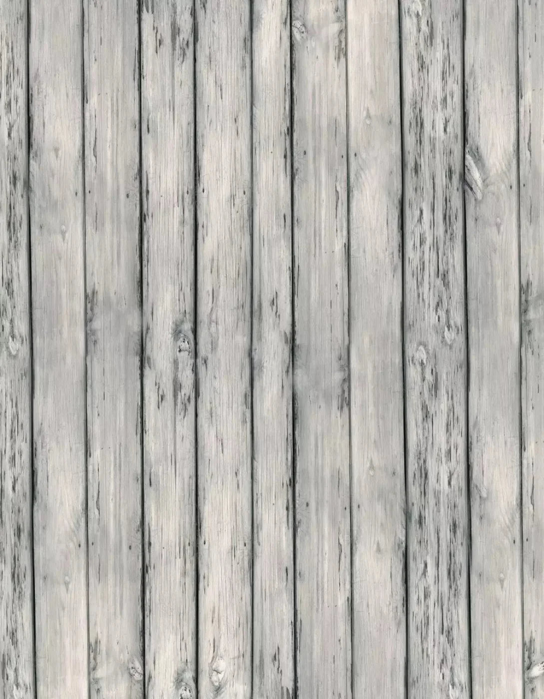 Old Wood Weathered Cool Floor 6X8 Fleece ( 72 X 96 Inch ) Backdrop