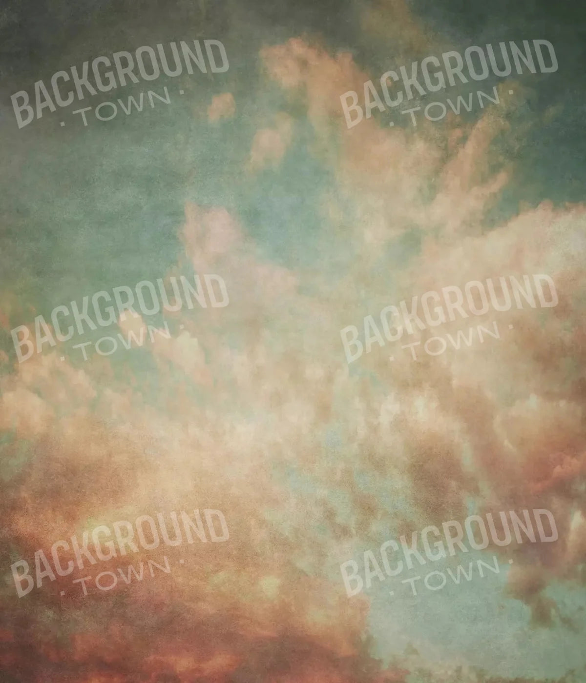 Old World Teal Sky 10X12 Ultracloth ( 120 X 144 Inch ) Backdrop