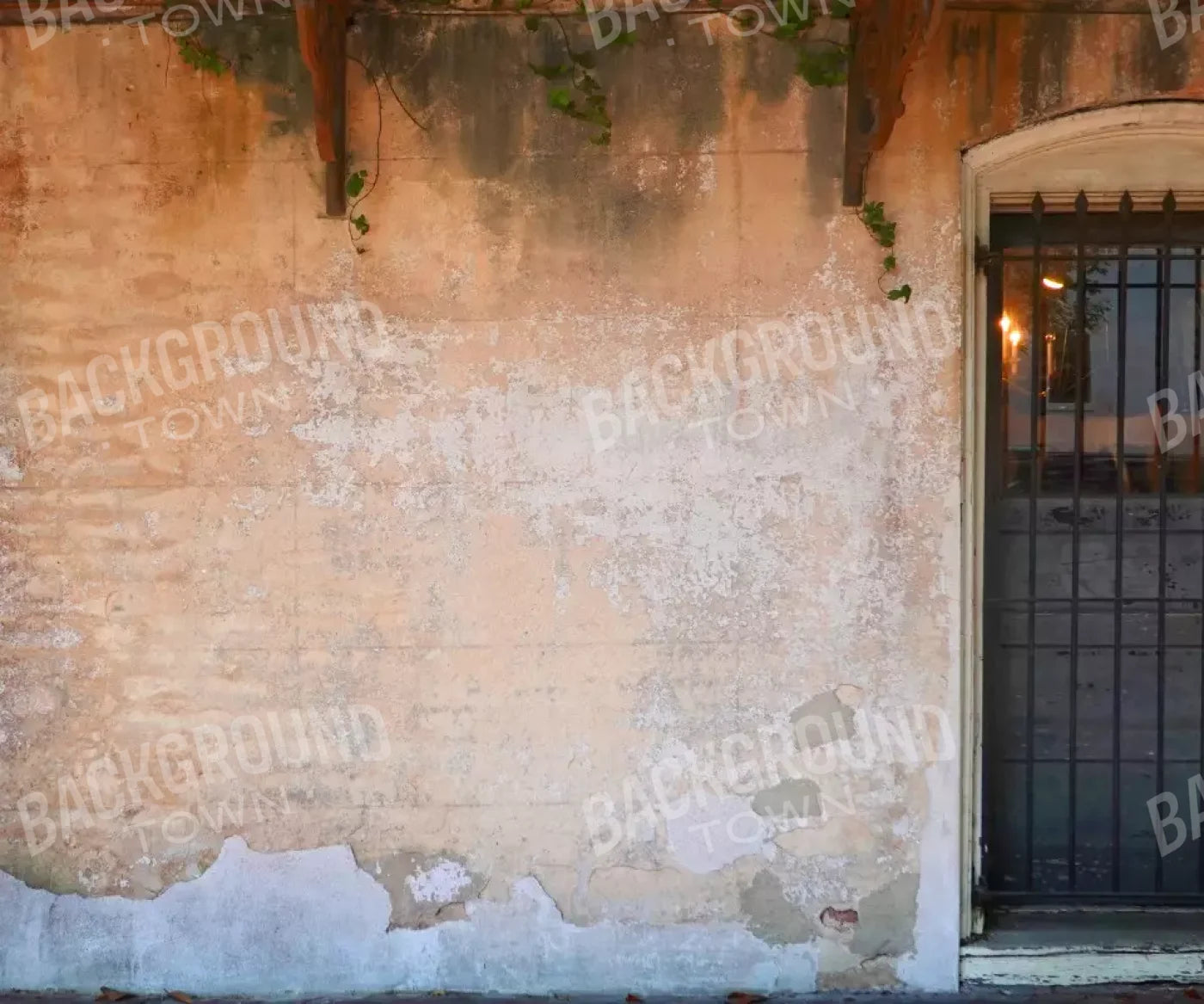 Beige Brick and Stone Backdrop for Photography