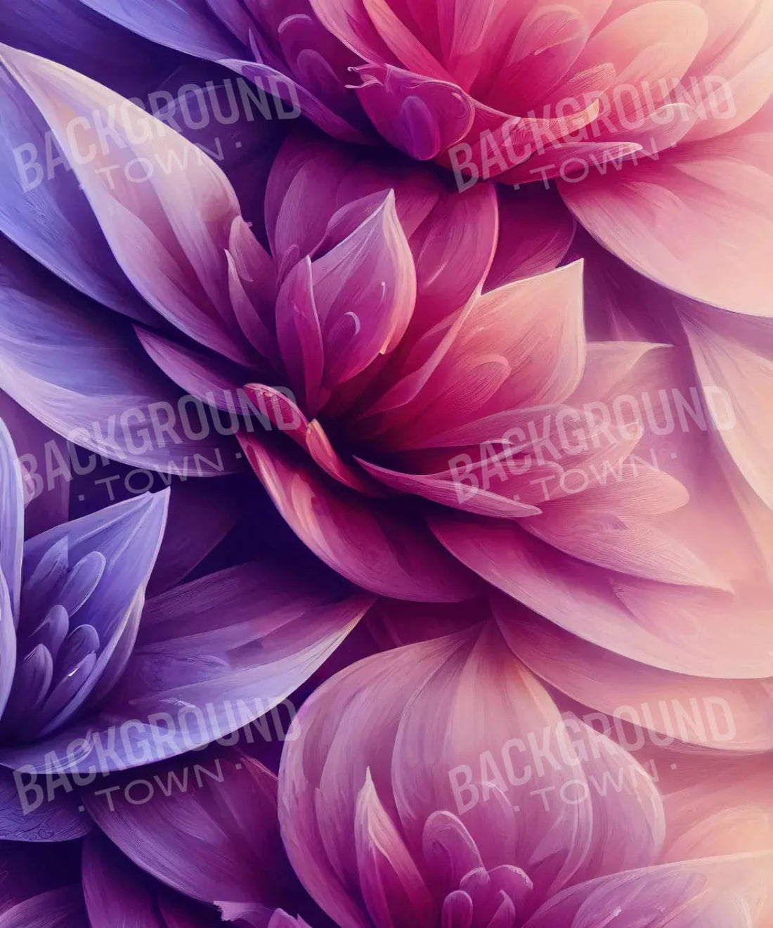 Pink Floral Backdrop for Photography