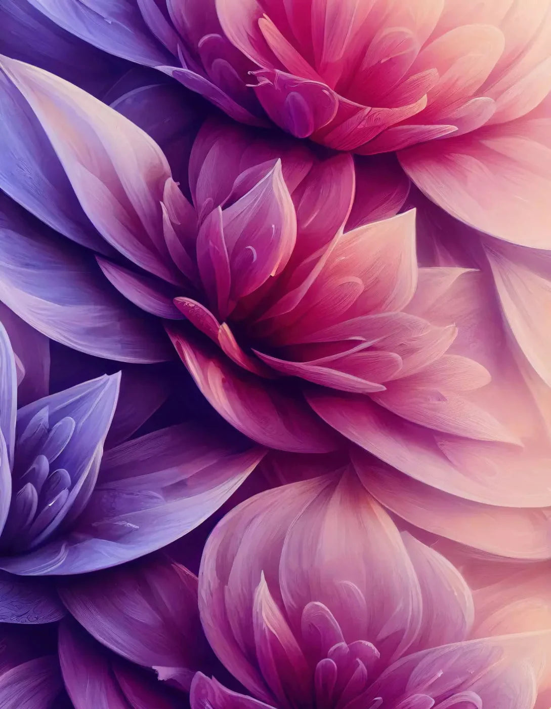 Hombe Petals 6X8 Fleece ( 72 X 96 Inch ) Backdrop