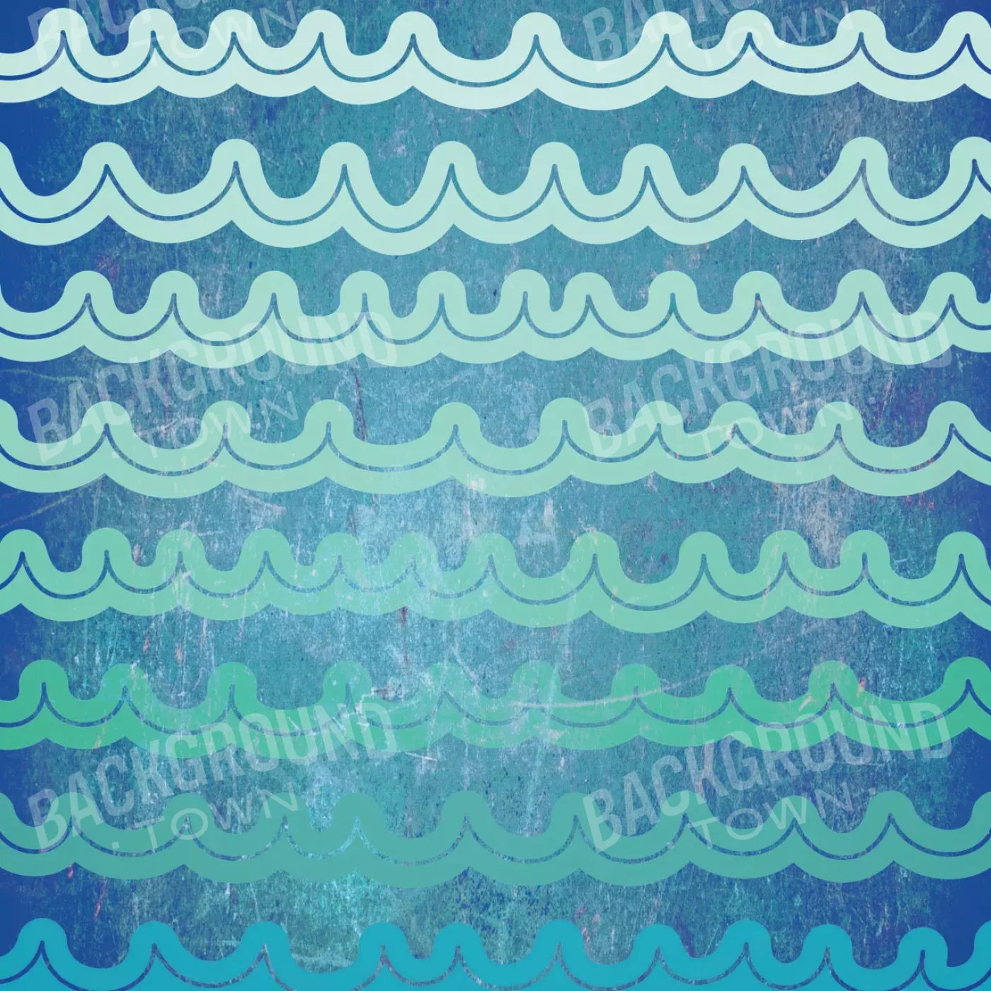 Ombre Waves 10X10 Ultracloth ( 120 X Inch ) Backdrop