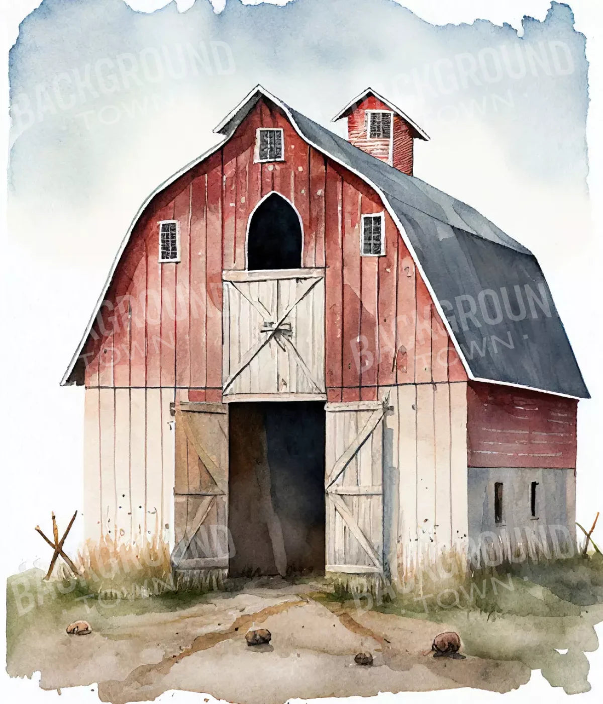 On The Farm 10X12 Ultracloth ( 120 X 144 Inch ) Backdrop