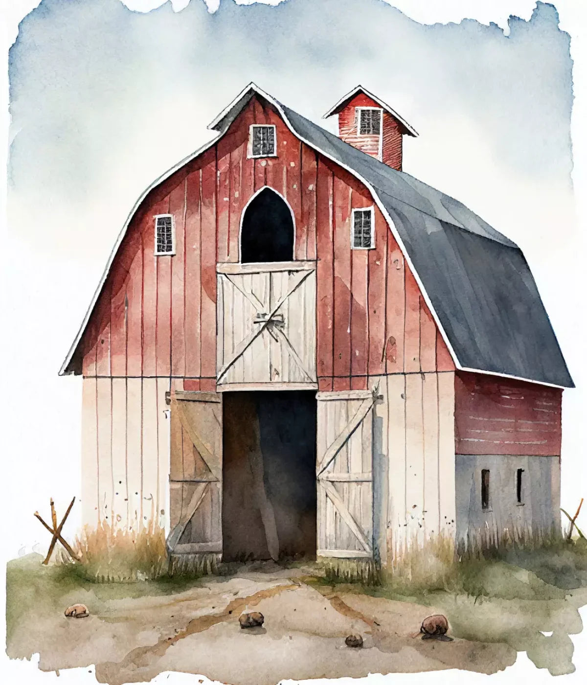 On The Farm 10X12 Ultracloth ( 120 X 144 Inch ) Backdrop