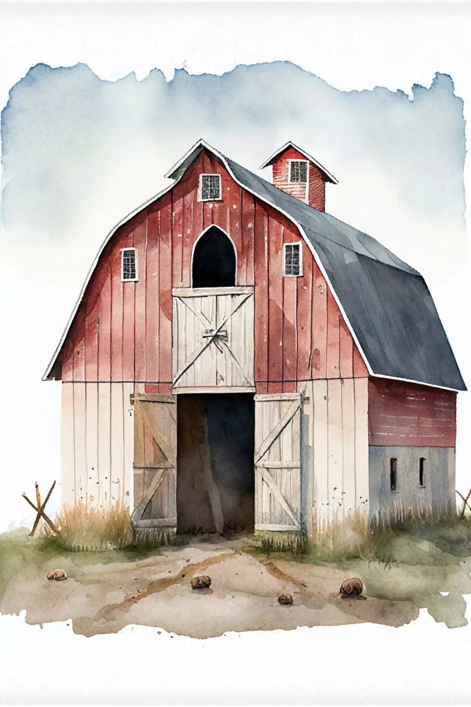 On The Farm 5X8 Ultracloth ( 60 X 96 Inch ) Backdrop