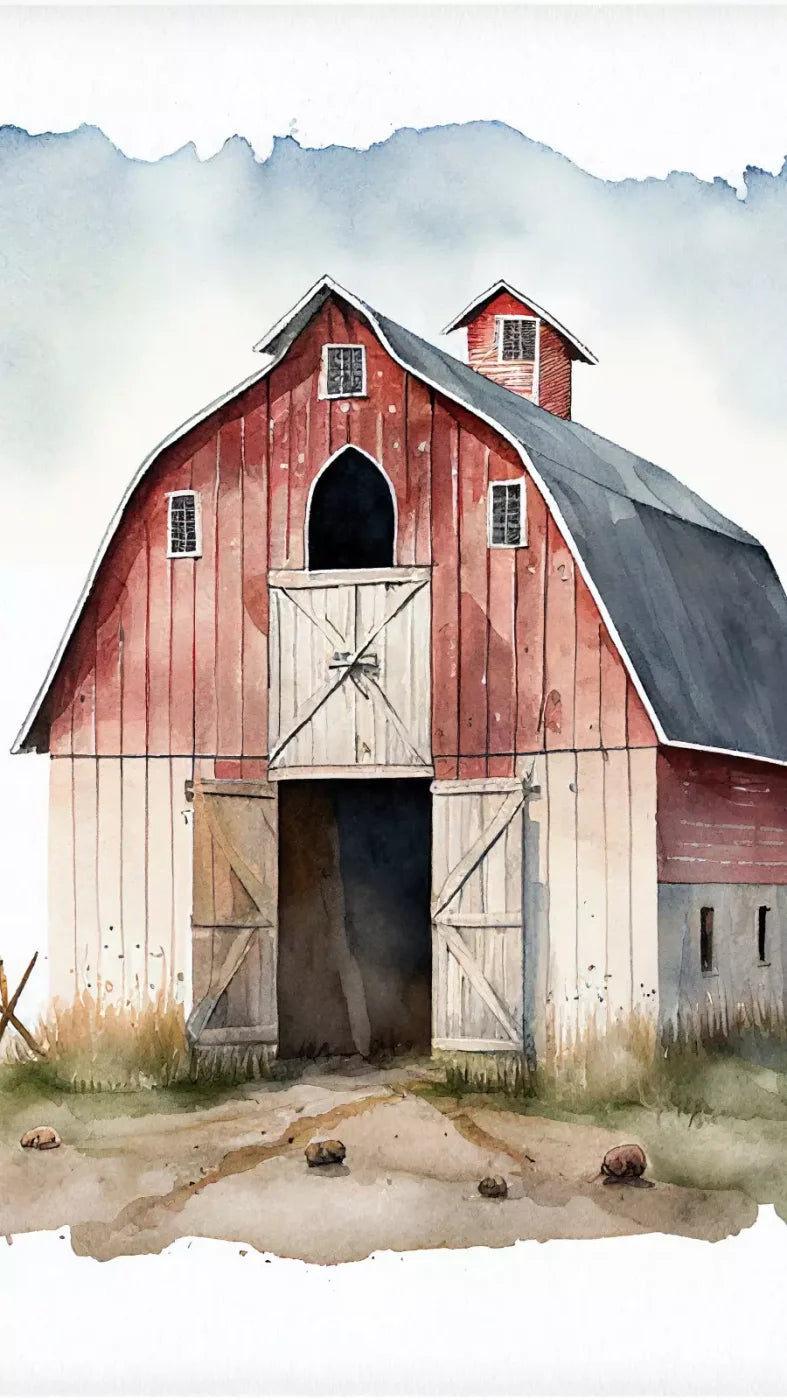 On The Farm 8X14 Ultracloth ( 96 X 168 Inch ) Backdrop