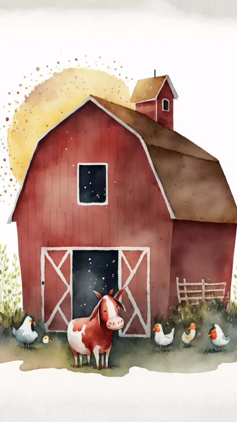 On The Farm Ll 8X14 Ultracloth ( 96 X 168 Inch ) Backdrop