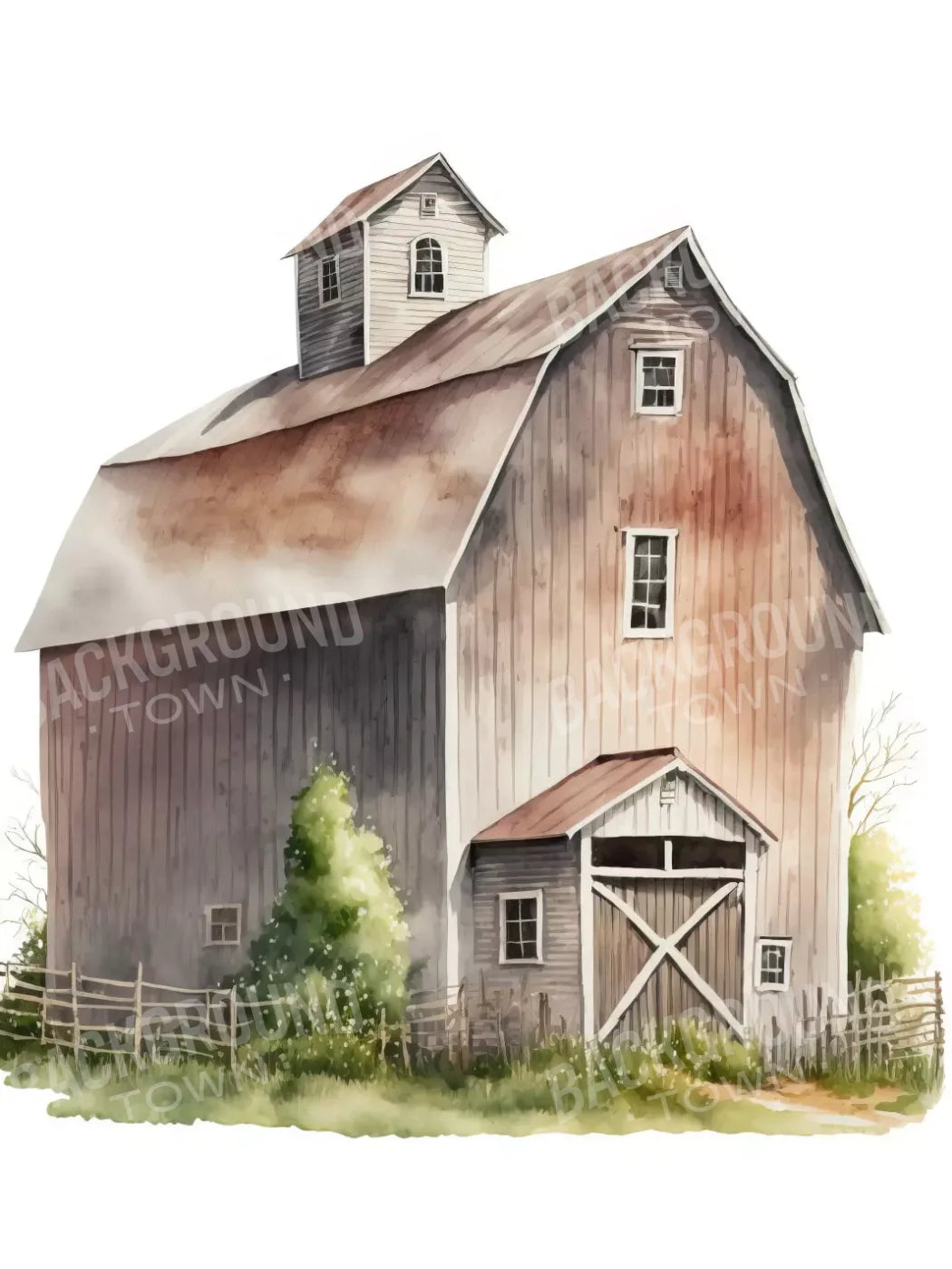 On The Farm V 5X68 Fleece ( 60 X 80 Inch ) Backdrop