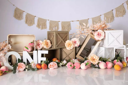 One Sweet Peach 12’X8’ Ultracloth (144 X 96 Inch) Backdrop