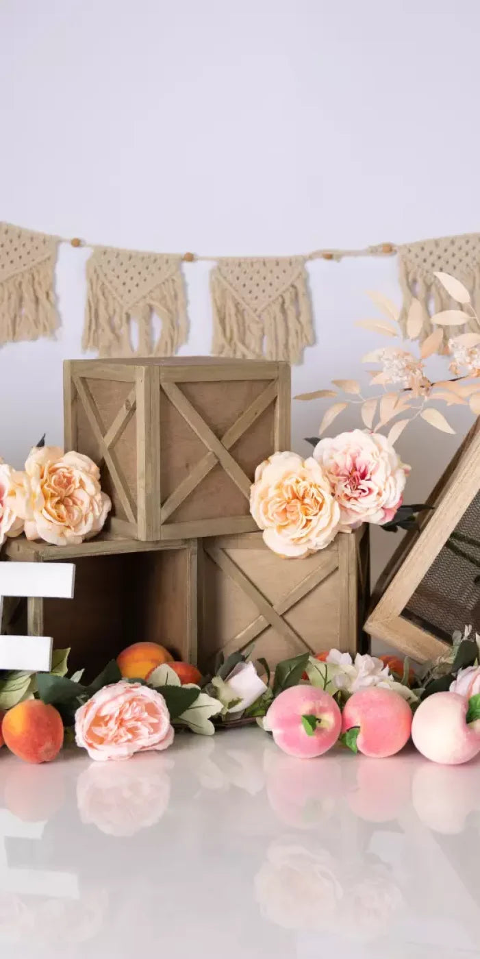 One Sweet Peach 8’X16’ Ultracloth (96 X 192 Inch) Backdrop