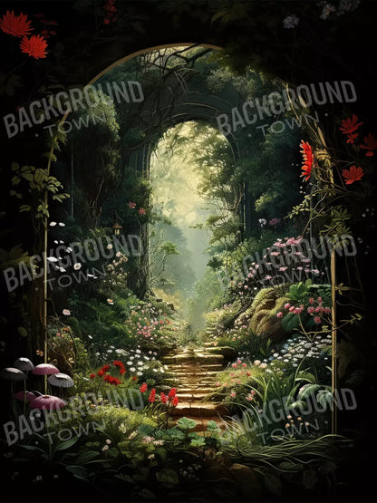 Garden Arch I 5’X6’8 Fleece (60 X 80 Inch) Backdrop