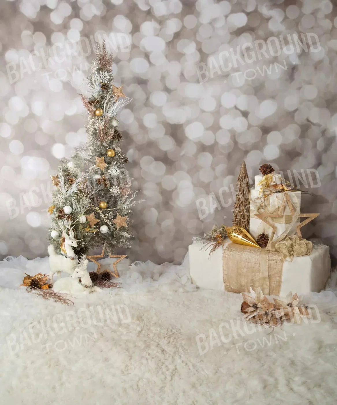 Holiday bokeh set design Backdrop for Photography