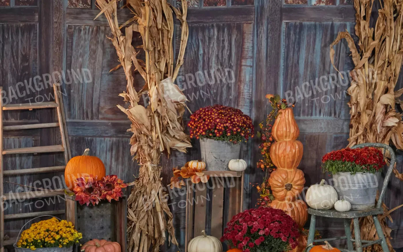Pumpkin Patch 14X9 Ultracloth ( 168 X 108 Inch ) Backdrop