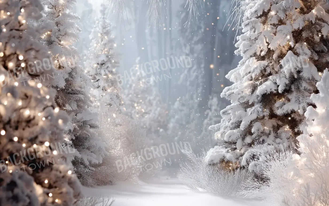 Opening In The Winter Pines 8’x5’ UltraCloth (96 x 60 inch) Backdrop