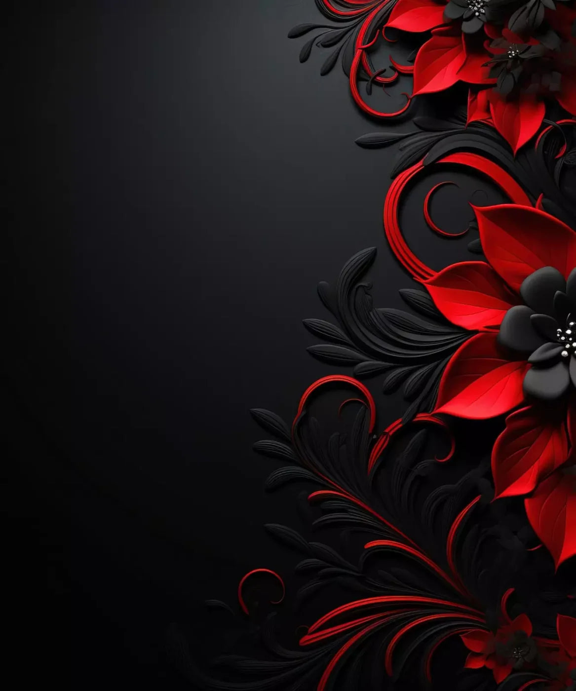Red, Black  Backdrop for Photography