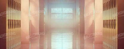 Orange And Pink Pastel Lockers 20’x8’ UltraCloth (240 x 96 inch) Backdrop