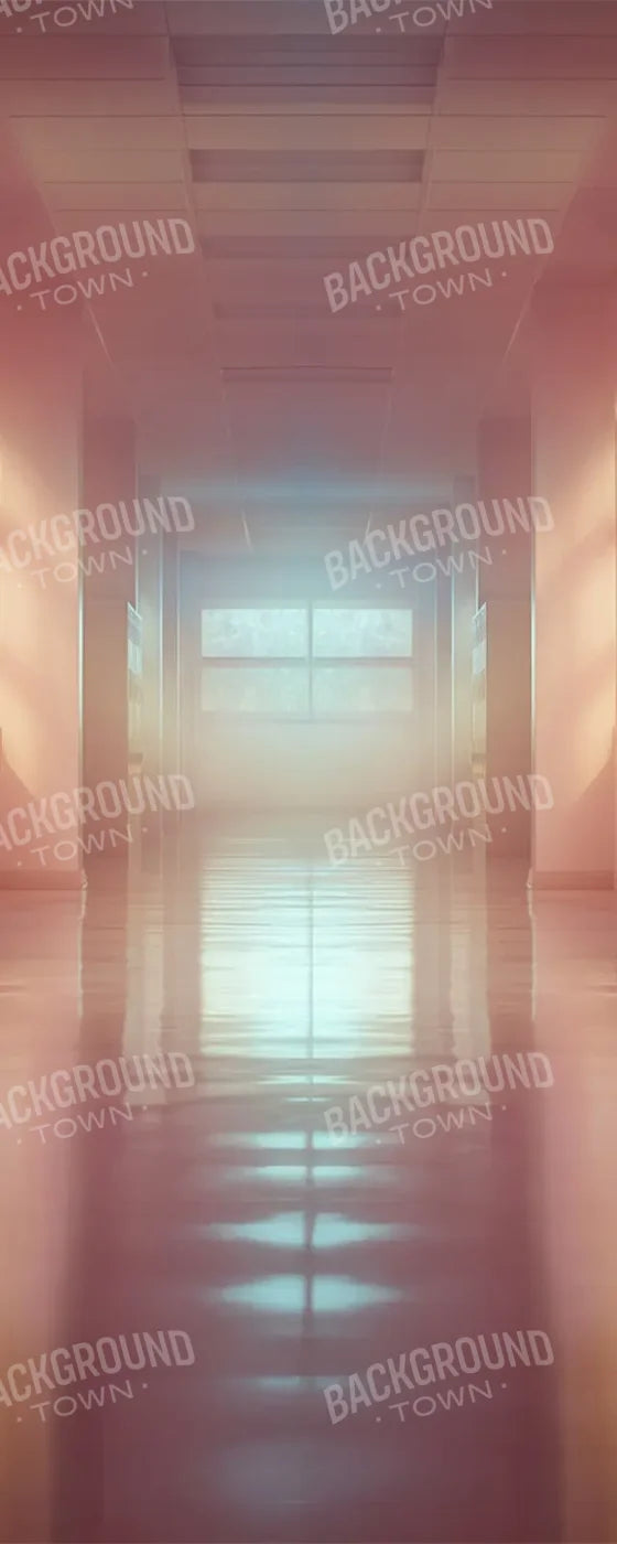 Orange And Pink Pastel Lockers 8’x20’ UltraCloth (96 x 240 inch) Backdrop