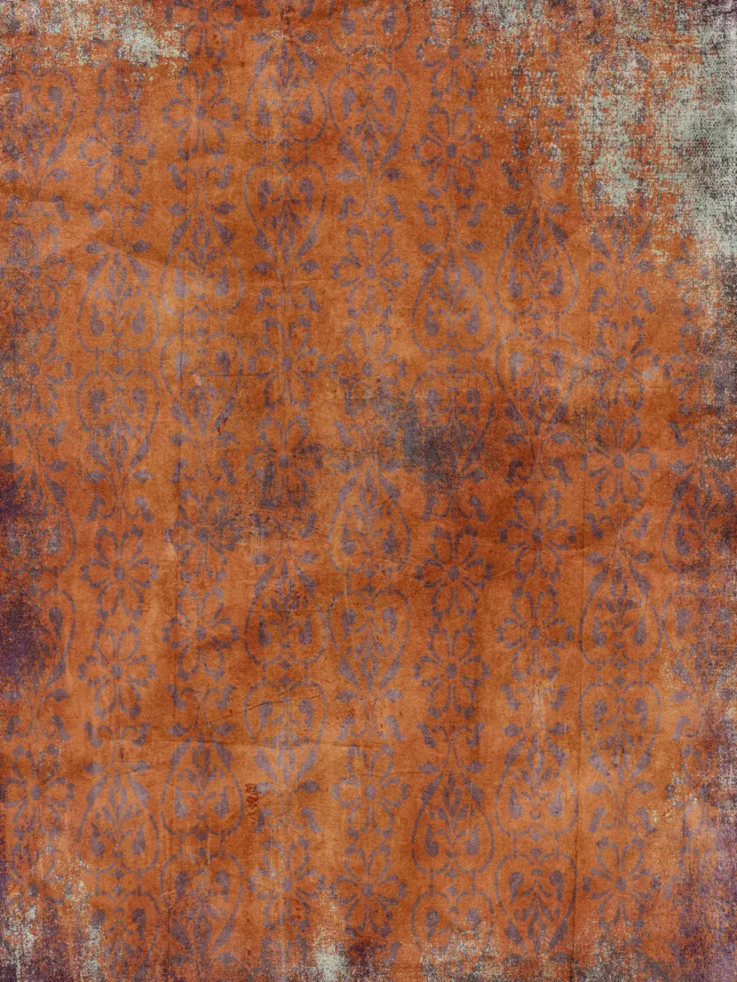 Orange Harvest 8X10 Fleece ( 96 X 120 Inch ) Backdrop
