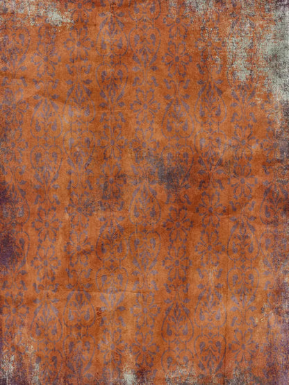 Orange Harvest 8X10 Fleece ( 96 X 120 Inch ) Backdrop