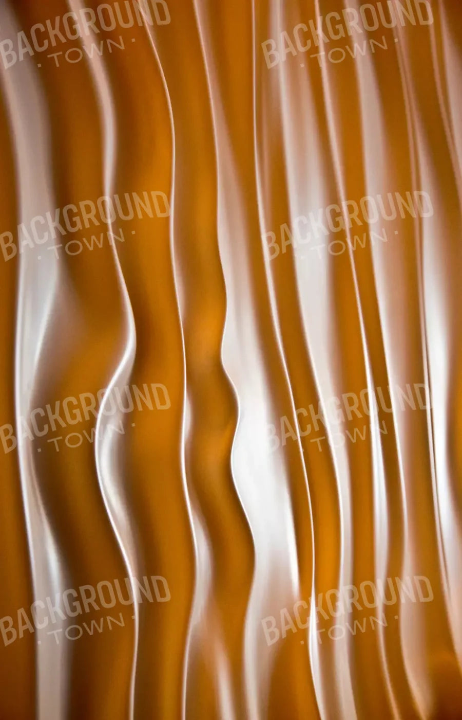 Orange Silky Waves 8X12 Ultracloth ( 96 X 144 Inch ) Backdrop