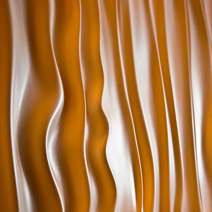 Orange Silky Waves 8X8 Fleece ( 96 X Inch ) Backdrop