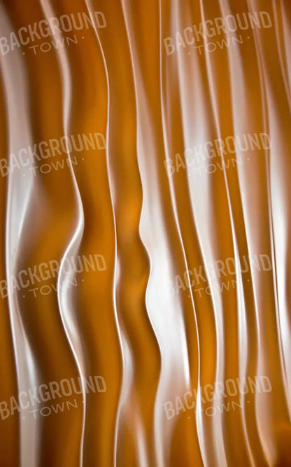 Orange Silky Waves 9X14 Ultracloth ( 108 X 168 Inch ) Backdrop