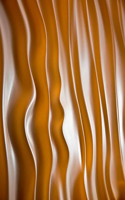 Orange Silky Waves 9X14 Ultracloth ( 108 X 168 Inch ) Backdrop