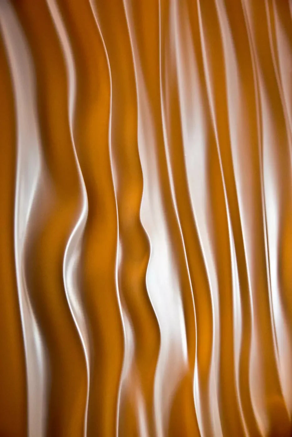 Orange Silky Waves Backdrop